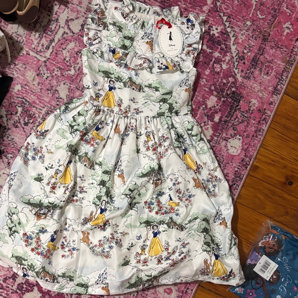 Disney White and Yellow Snow White Dress